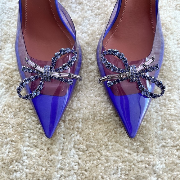 Amina Muaddi Rosie Glass Slingback - Picture 3 of 3